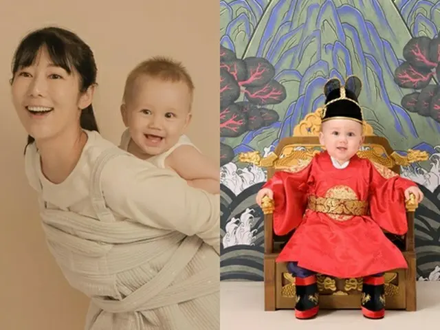 サユリ（藤田小百合）、息子ゼンくんの1歳の誕生日の様子を公開…王様にも大変身（画像提供:wowkorea）