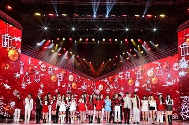 25日に生放送された「2021 SBS歌謡大祭典」。（画像提供:wowkorea）
