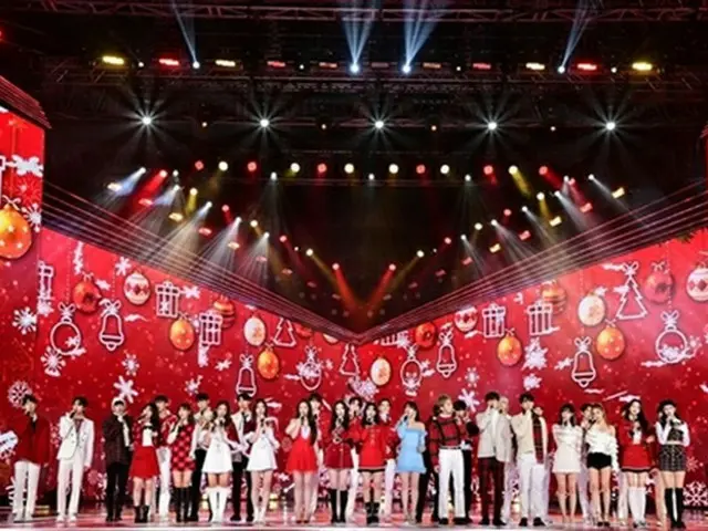 25日に生放送された「2021 SBS歌謡大祭典」。（画像提供:wowkorea）
