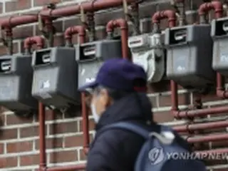 来年のガス料金値上げへ　５月から３段階で引き上げ＝韓国