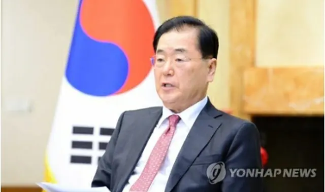 韓国の鄭義溶（チョン・ウィヨン）外交部長官（同部提供）＝（聯合ニュース）≪転載・転用禁止≫