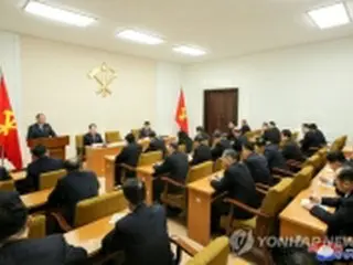 北朝鮮の党中央委総会で部門別会議　外交・国防も議論