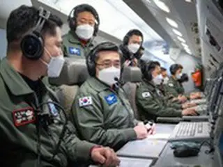 新年初めての指揮飛行を実施...「確固たる準備態勢を維持」＝韓国国防部長官