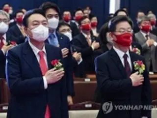 韓国大統領選候補支持率　与党安定・野党下落＝中道系は躍進