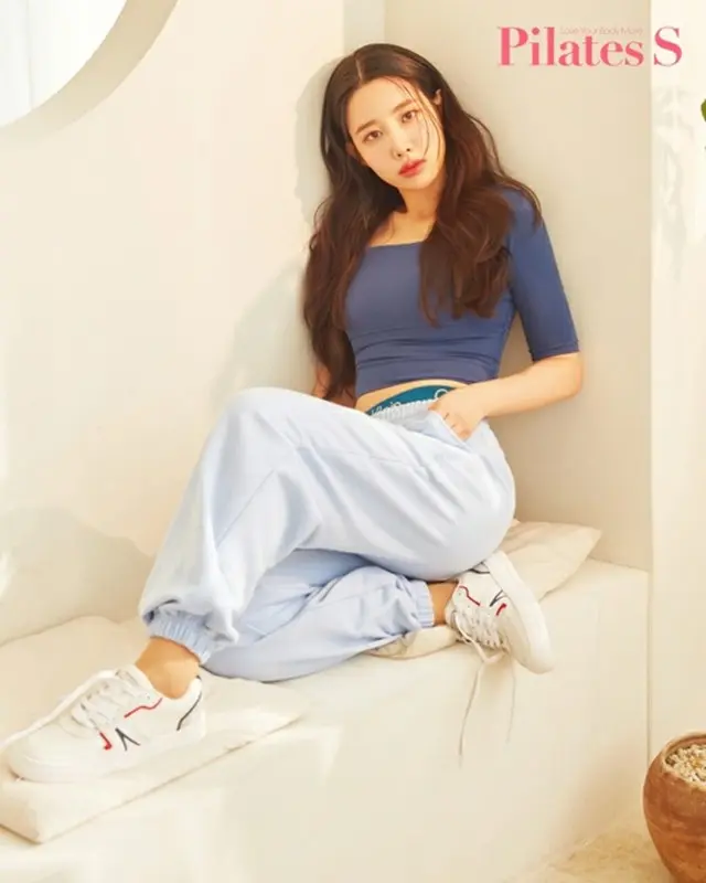 チョヒョン（BERRY GOOD）、アスレジャールックで見せる優れたスタイル（画像提供:wowkorea）