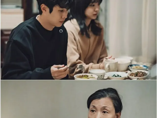 ドラマ「その年、私たちは」チェ・ウシクがキム・ダミの家で夕食を食べる（画像提供:wowkorea）