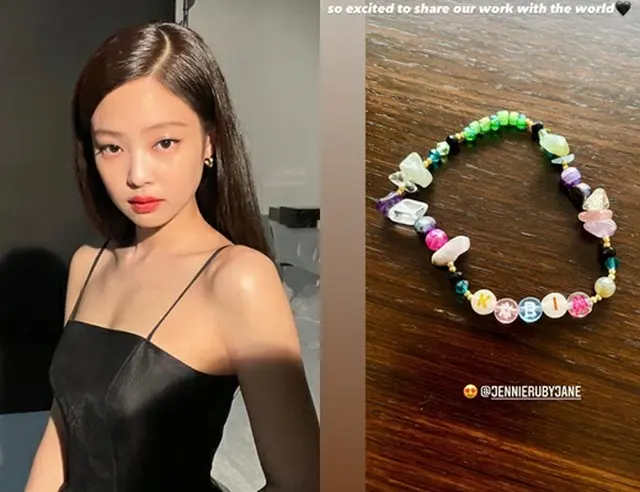 「BLACKPINK」JENNIE、周囲への心遣いが話題＝一緒に作業したフォトグラファーに「手作りブレスレット」をプレゼント（画像提供:wowkorea）