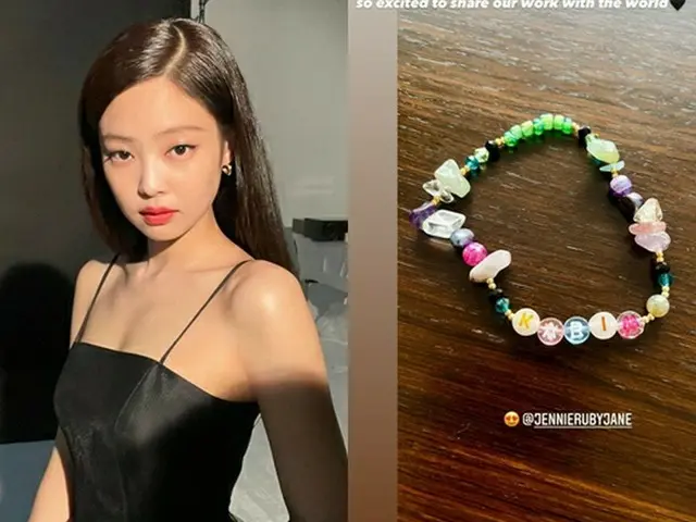 「BLACKPINK」JENNIE、周囲への心遣いが話題＝一緒に作業したフォトグラファーに「手作りブレスレット」をプレゼント（画像提供:wowkorea）