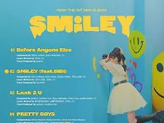 チェ・イェナ（元IZ*ONE）、1stミニアルバム「SMiLEY」のトラックリストイメージを公開