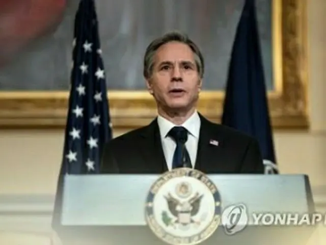 ブリンケン氏＝（聯合ニュースTV）