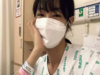 女優コ・ウォニ、病院のベッドから近況報告 「苦楽を共にした”こぶ”と別れた」