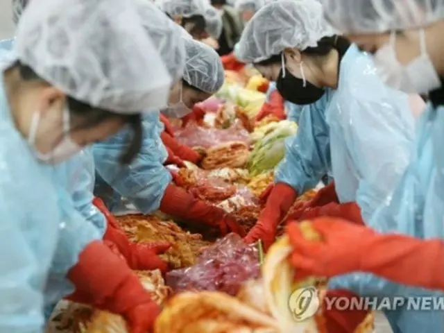 韓国の２１年のキムチ輸出額が過去最高を記録した（資料写真）＝（聯合ニュース）