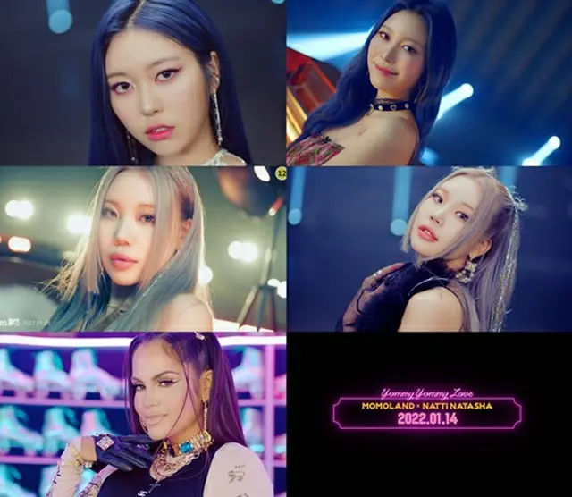 カムバックD-5 「MOMOLAND」、「Yummy Yummy Love」ビジュアルフィルム　ユニーク（画像提供:wowkorea）