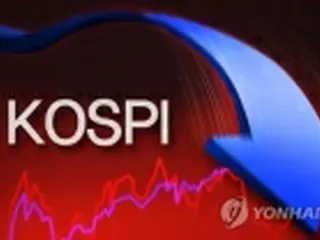 韓国総合株価指数　続落で始まる