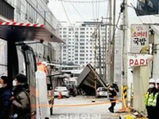 光州マンション外壁崩落現場から行方不明者1人を発見するも死亡の推定＝韓国