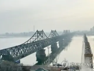北朝鮮の貨物列車　約１年半ぶりに中国入り＝陸路貿易再開か