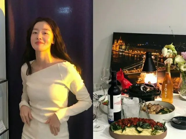 ハン・ソナ(元Secret)、すっかりお酒にハマる…「今日はどんなお酒と食事を用意しようか」(画像提供:wowkorea)