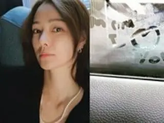 “クォン・サンウ妻”ソン・テヨン、子どもからの愛を誇示…窓ガラスに「ママ愛してる」