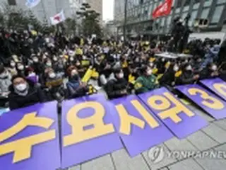 韓国人権委「慰安婦集会の積極的な保護必要」　警察に対応を勧告