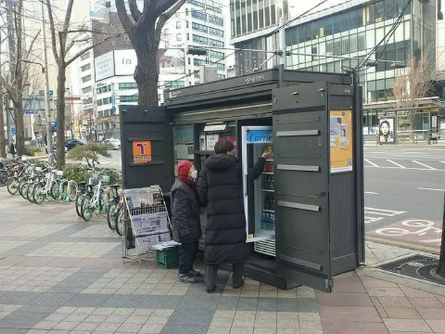 韓国ソウル都心の「街路販売台」（画像提供:wowkorea）