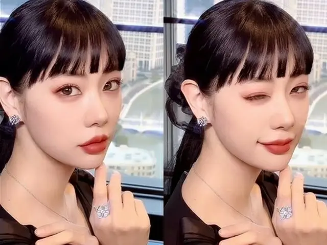 女優クララ、ファン心をつかむウィンク…美貌誇る（画像提供:wowkorea）