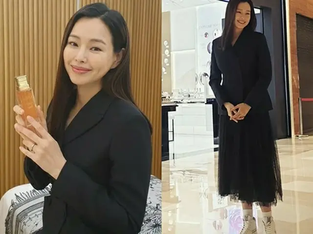 女優イ・ハニが妊娠発表後、初の近況を公開した（画像提供:wowkorea）