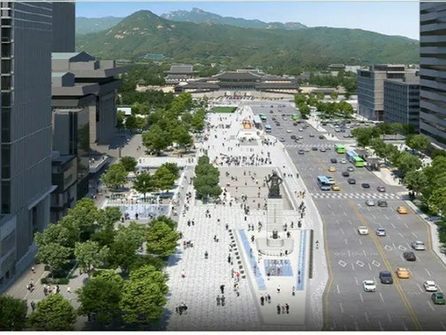 新しい光化門広場、7月オープン…面積が2倍に拡大＝韓国（画像提供:wowkorea）