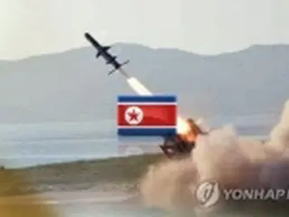 北朝鮮　巡航ミサイル2発発射か