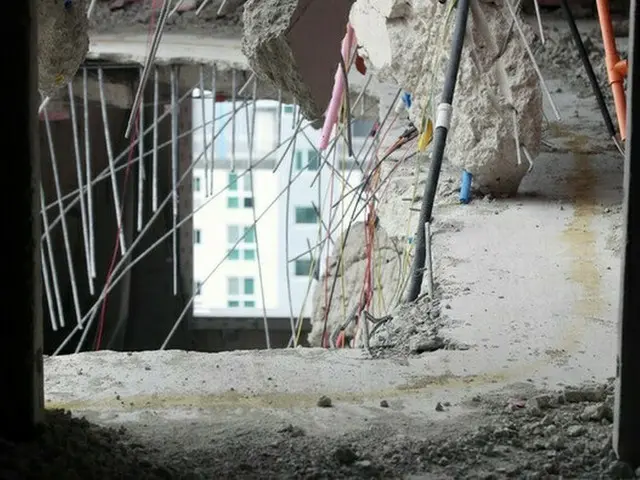 「光州マンション崩壊事故」から17日目…28階で新たに行方不明者を確認＝韓国（画像提供:wowkorea）