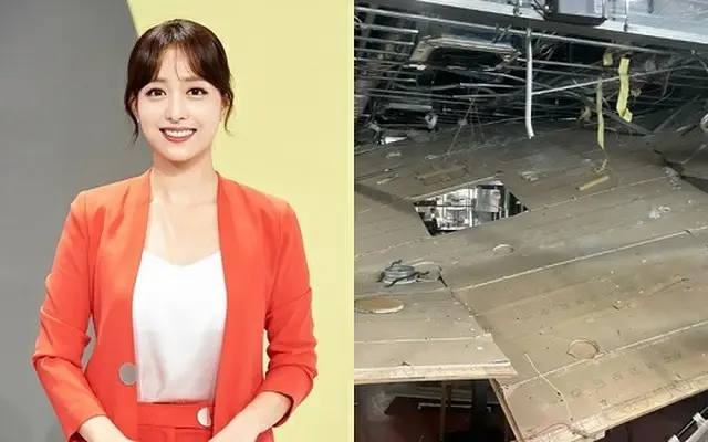 食堂で「天井崩壊」を目撃…韓国女子アナ「泣く店主に心が痛む…補償されますように」（画像提供:wowkorea）