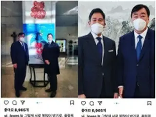 「滅共」で物議の財界人が駐韓中国大使と面会　五輪成功祈る