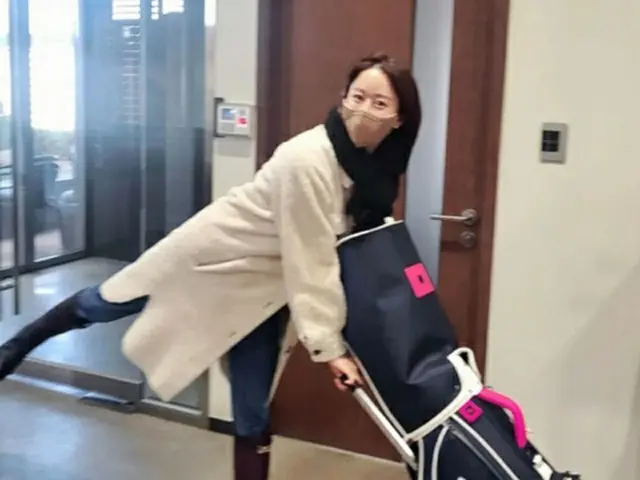 女優チョン・ヘビン、新しいキャディバッグに大興奮「シャネルのバッグより欲しかった」（画像提供:wowkorea）