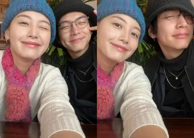 さすが“目の保養姉弟”キム・ジェギョン（元RAINBOW）、弟のキム・ジェファン（N.Flying）とそっくりな仲良しスマイル（画像提供:wowkorea）