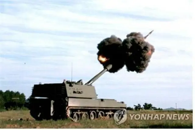 Ｋ９自走砲（防衛事業庁提供）＝（聯合ニュース）