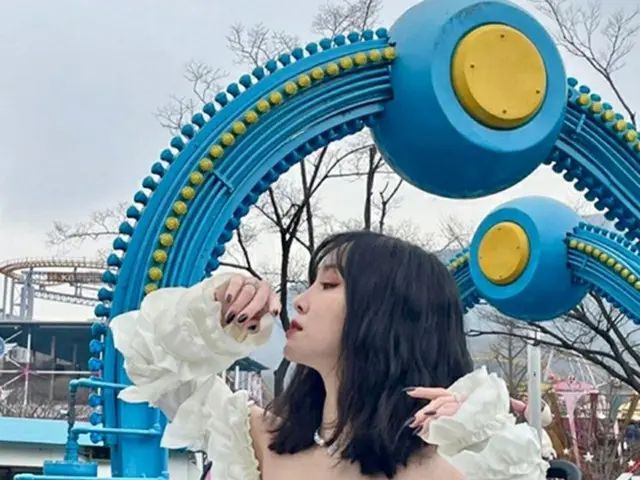 元「GFRIEND」のユジュが細い腰を自慢した。（画像提供:wowkorea）
