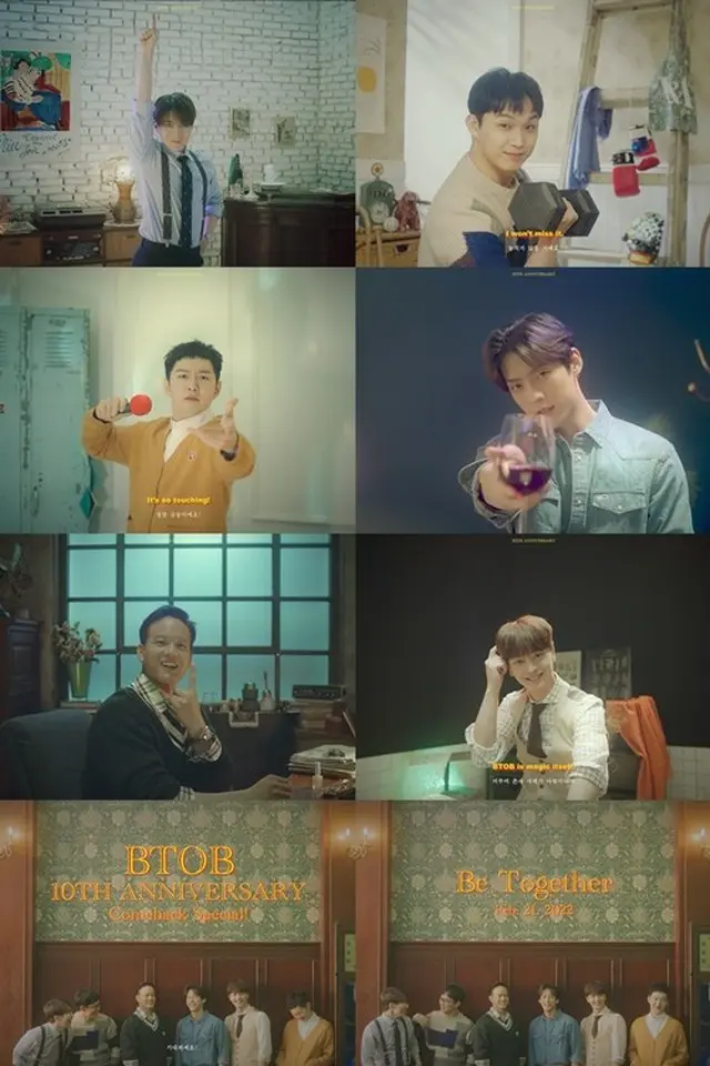「BTOB」、21日に3rdアルバム発売…カムバックトレーラー映像公開（画像提供:wowkorea）