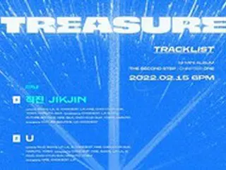 「TREASURE」、ニューアルバムのトラックリスト公開…メンバーらが作業に参加