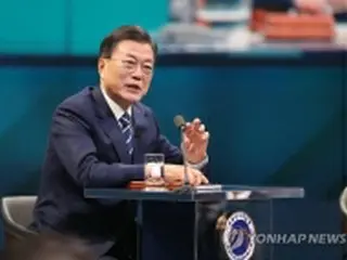 文大統領「平昌で奇跡見た、北京も平和の祭典に」