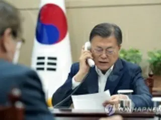 文大統領　ＥＵ欧州委員長と電話会談＝ウクライナ情勢など協議