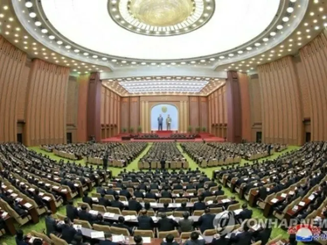 北朝鮮の朝鮮中央通信は8日、最高人民会議が6～7日に開催されたと報じた＝（朝鮮中央通信＝聯合ニュース）≪転載・転用禁止≫