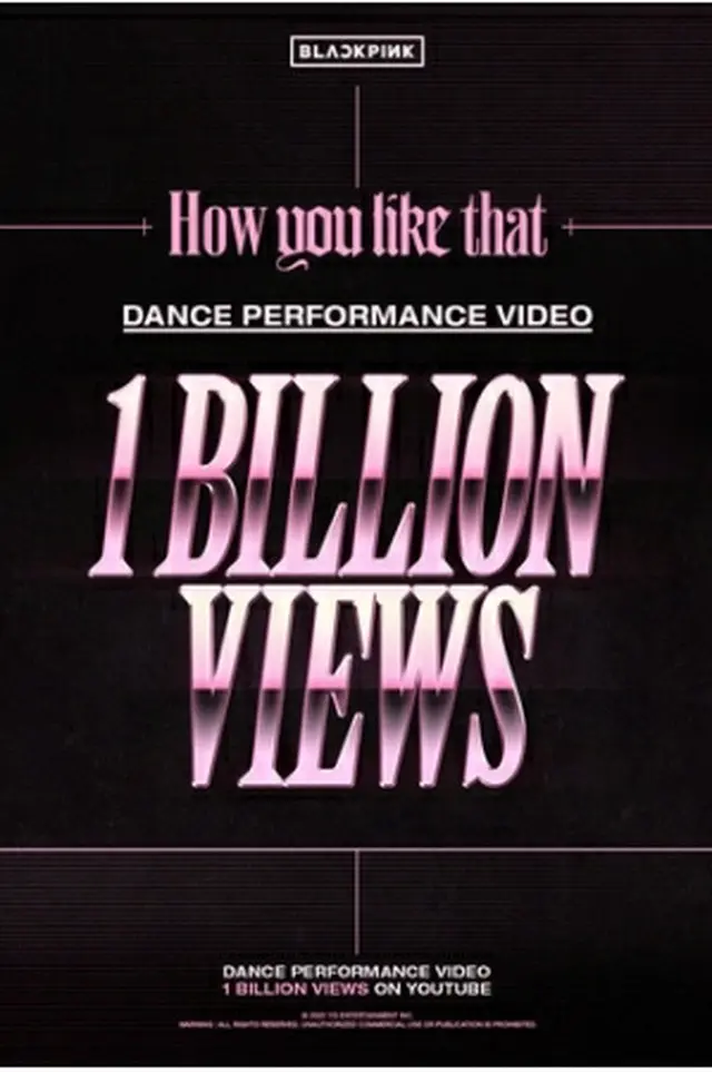 「How　You　Like　That」の振り付け動画が再生回数10億回を突破した（YGエンターテインメント提供）＝（聯合ニュース）≪転載・転用禁止≫