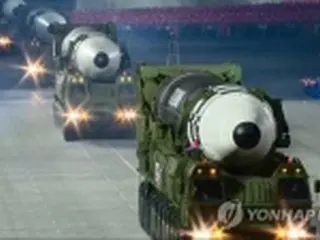 北朝鮮が4月に軍事パレードか　「訓練場に隊列」の報道