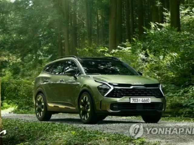 起亜のＳＵＶ「スポーテージ」（同社提供）＝（聯合ニュース）≪転載・転用禁止≫
