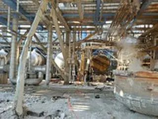 韓国・麗水産業団地で爆発事故…死亡4人・重軽傷4人