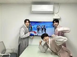 「U-KISS」、韓服を着てオリンピックを応援…「けが無く素敵な姿を」