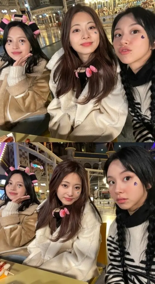 「TWICE」ミナ＆ツウィ＆チェヨン、遊園地で楽しそうな近況ショット…LA公演も無事終了（画像提供:wowkorea）