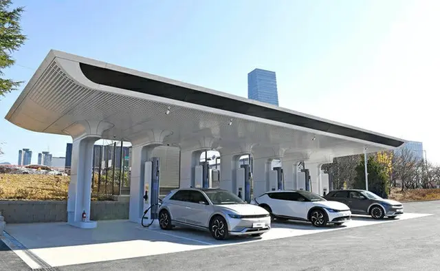現代自動車グループの電気自動車充電所「E-pit」（画像提供:wowkorea）