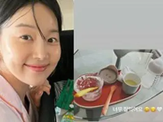 女優ハン・ジヘ、愛娘の食べっぷりに大満足「とてもよく食べる」