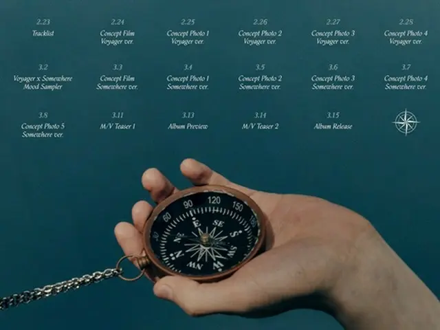 「MONSTA X」キヒョン、初シングル「VOYAGER」のスケジュールポスター公開　ソロデビューカウントダウン（画像提供:wowkorea）