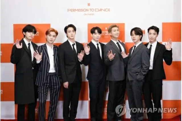 ＢＴＳ（ビッグヒットミュージック提供）＝（聯合ニュース）≪転載・転用禁止≫